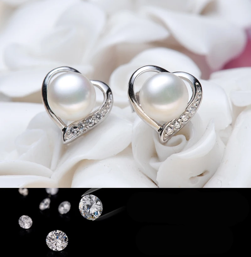 LACEY, серьги из пресноводного жемчуга, ювелирное изделие для женщин, белые натуральные серьги с жемчугом, серебро 925 пробы, хорошее ювелирное изделие для подарка матери
