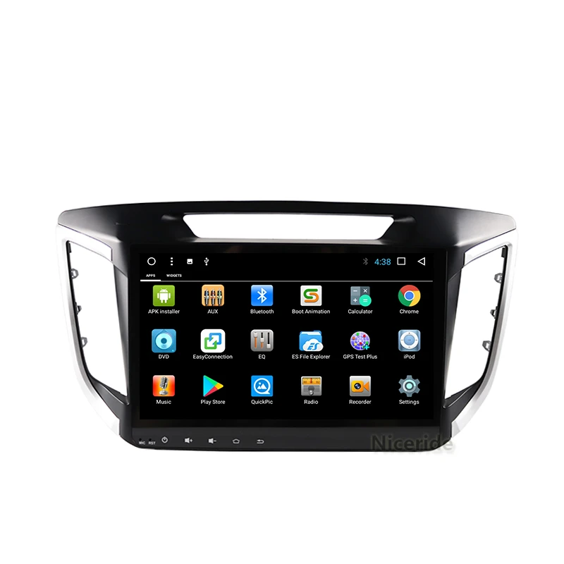10 1 дюймов Android 7 автомобильный dvd плеер gps навигация для hyundai Creta ix25 Автомагнитола