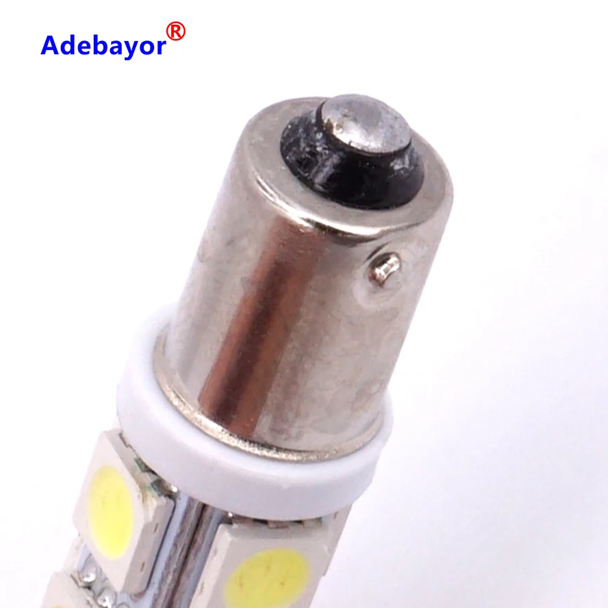 10 шт. Автомобильные светодиодные ламсветильник BA9S t11 5050 13 SMD 6523 1895 W6W T4W светильник