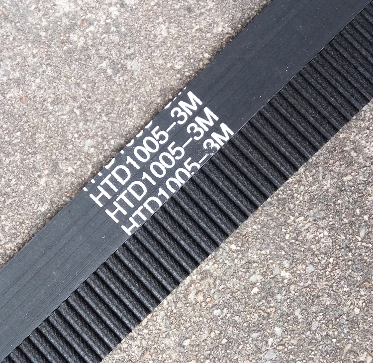 5 шт. упак. 1005 HTD3M 10 длина ремня ГРМ 1005 мм ширина 10 мм 335 зубьев резиновая Закрытая петля HTD 3 м 1005-3 м S3M шкив для ЧПУ