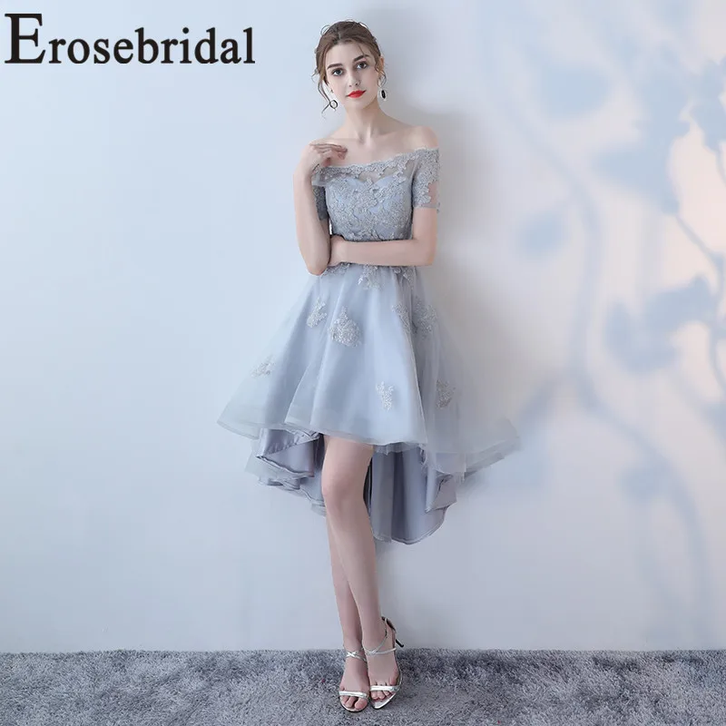 Erosebridal/платье для выпускного вечера с низким вырезом, новинка, вечерние платья со шнуровкой на спине, простая аппликация, лиф, короткий рукав, 48 часов
