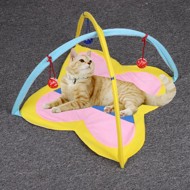 Гамак для домашних животных игрушки-мячики кошек подвесные колокольчики игрушки