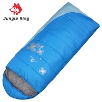 jungle king new outdoor camping warm cotton sleeping bag autumn and winter envelope stitching double sleeping bag 10 degrees