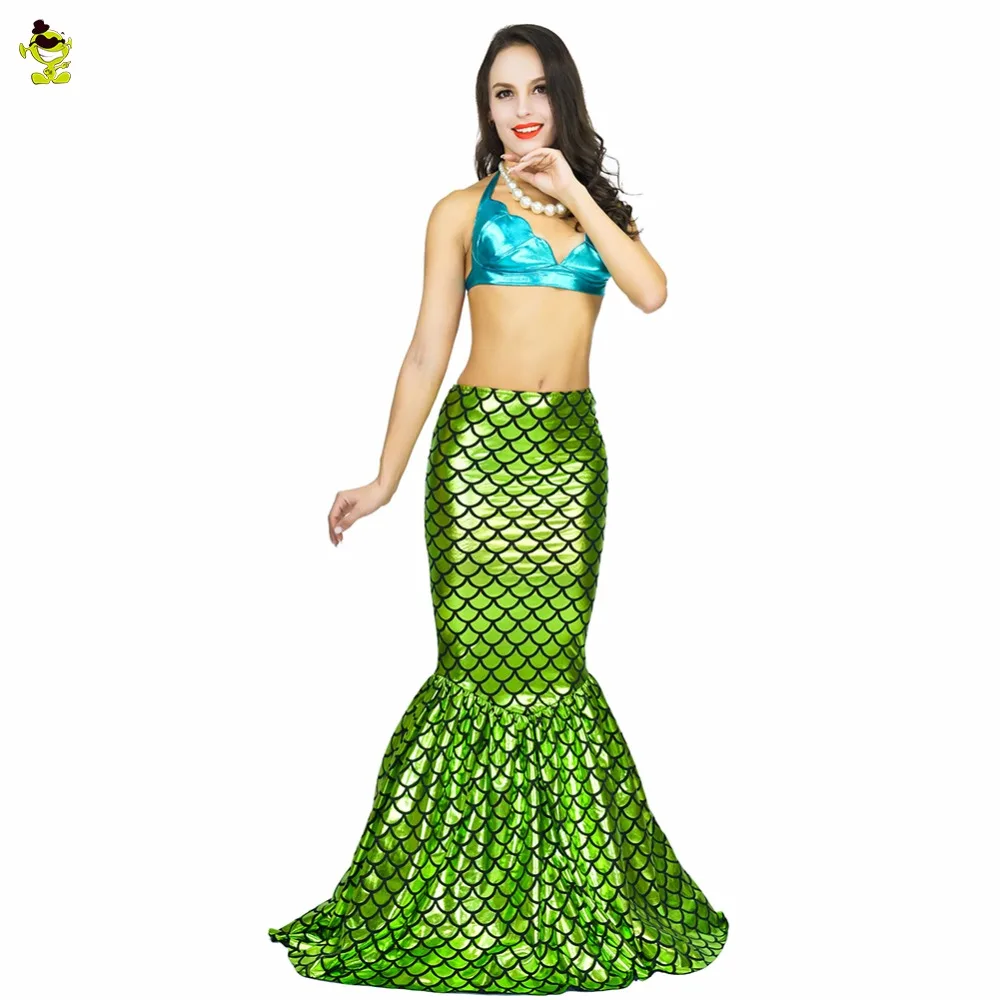 Костюм Русалки для взрослых женская одежда плавания и песчаного пляжа