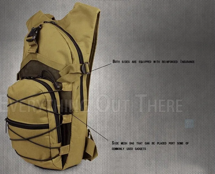Военный гидратационный рюкзак тактический для рыбалки охоты армейский езды на