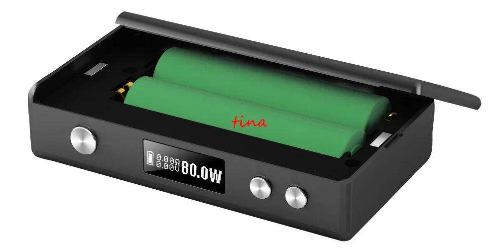 2015 Новый 100% оригинал Cloupor GT 80 Вт MOD электронная сигарета поле Mod Двойной 18650 Smart