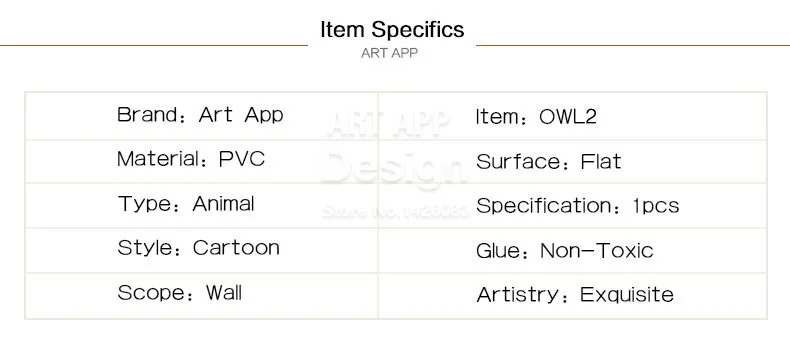 Художественный дизайн дешевое украшение для дома виниловая классная креативная сова, Настенная Наклейка Съемный ПВХ домашний декор Животные наклейки в бар и магазин
