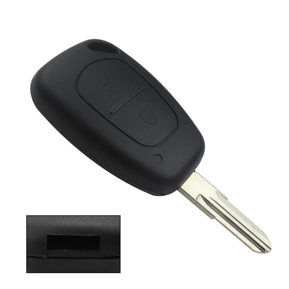 OkeyTech 2 кнопки дистанционного автомобильного ключа чехол оболочка Fob & VAC102 NE73
