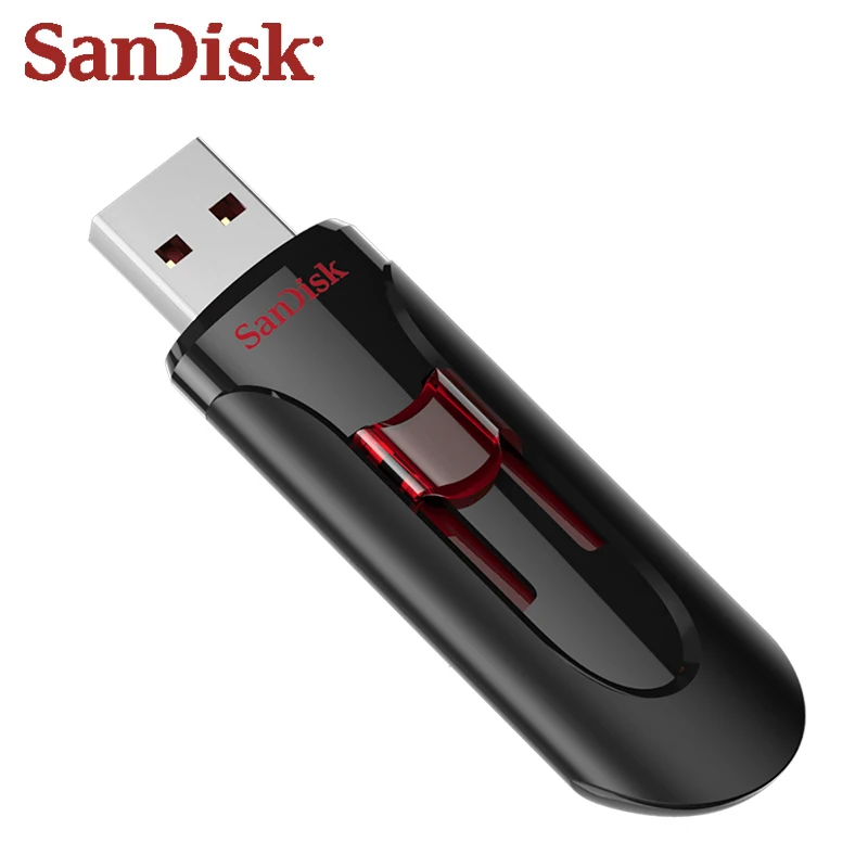 

100% Оригинальный флеш-накопитель SanDisk Cruzer Glide USB 3,0 128 Гб 64 ГБ 32 ГБ, карта памяти, стандартный диск для ПК
