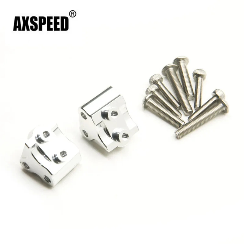 Черное амортизирующее соединительное крепление AXSPEED из сплава для 1/10 Axial SCX10 II 90046