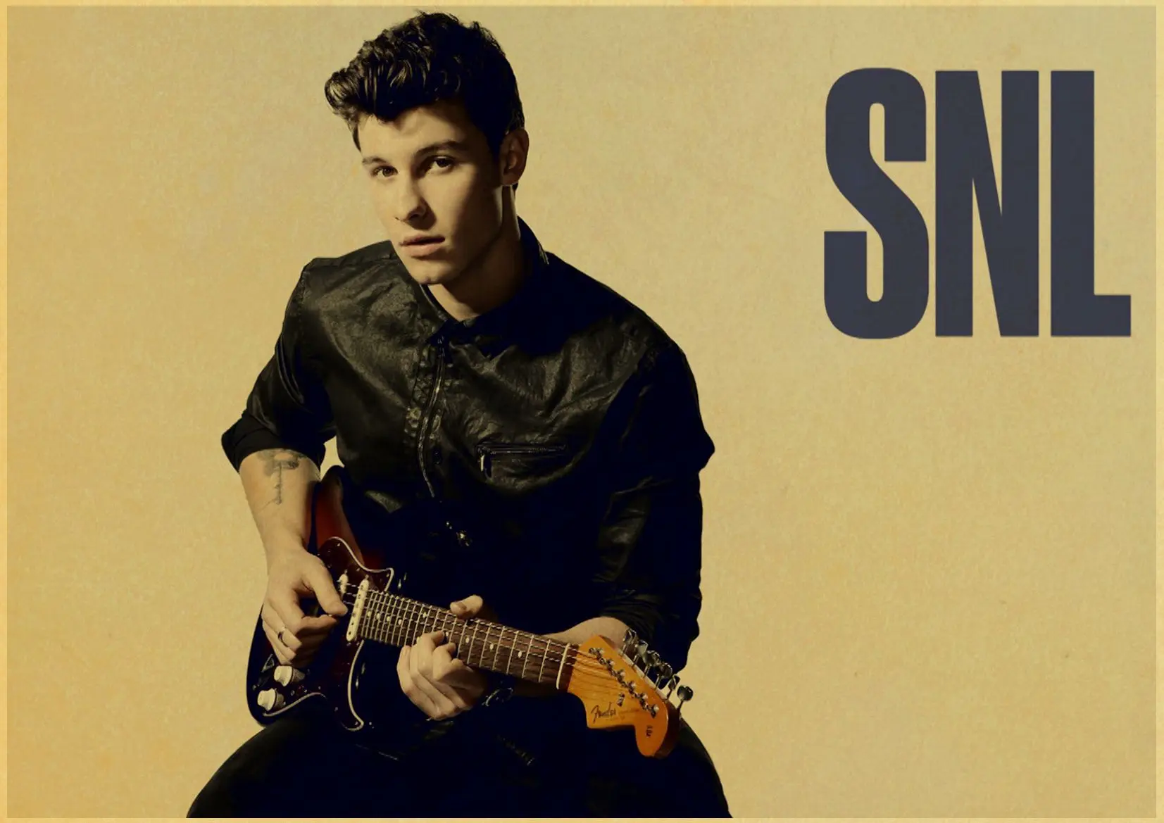 Певец Shawn Mendes плакат высокого качества печать на крафтовой бумаге картина ретро