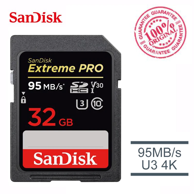 Карта памяти SanDisk SD класс 10 U3 SDHC 8 ГБ 4|Карты памяти| |