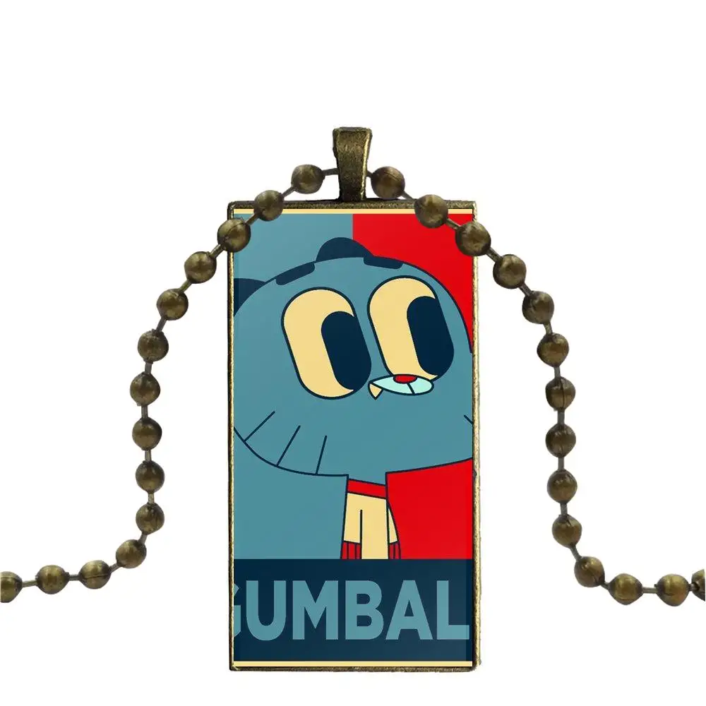Восхитительный мир Gumball для детского ожерелья модная Длинная цепочка с