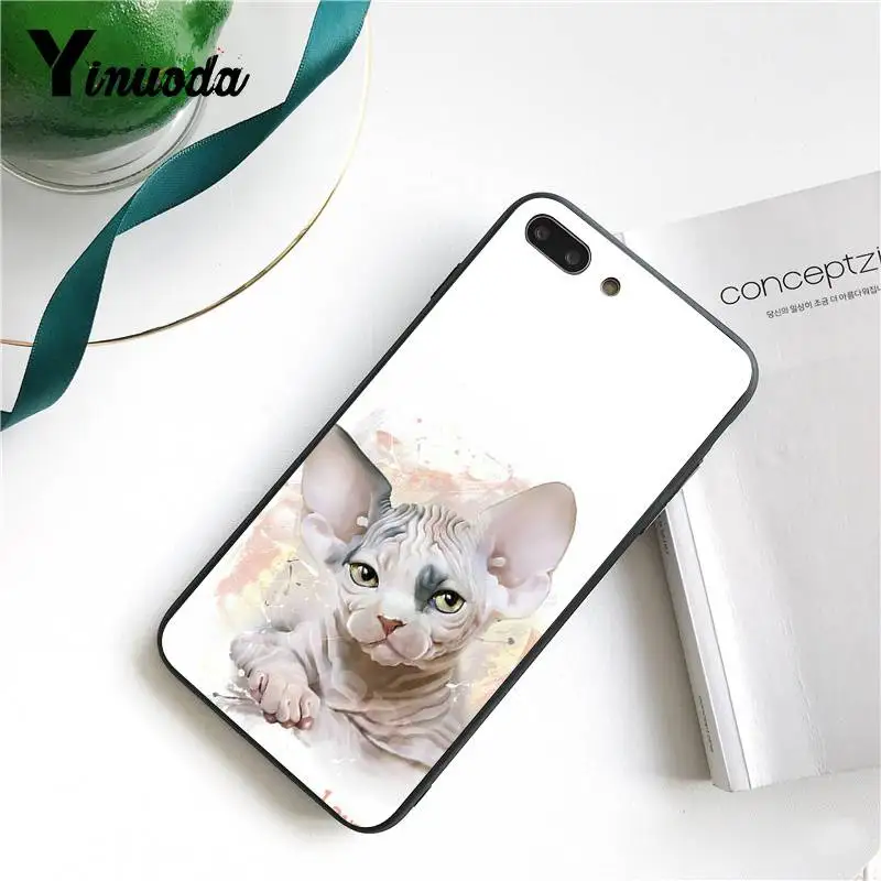 Чехол для iphone 13 7 6 X чехол с татуировкой сфинкса кошка привлекательные аксессуары