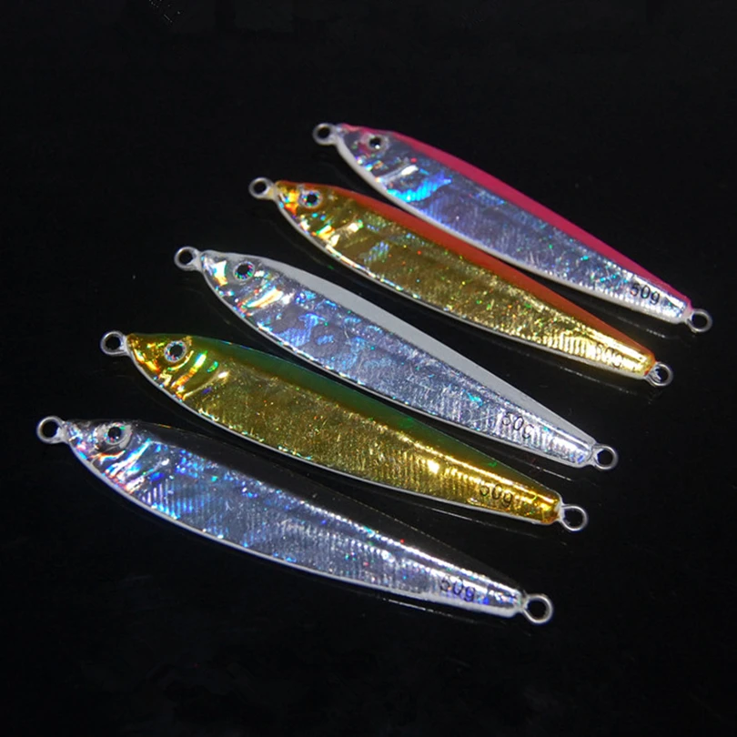 Metal Jig Bait Lead Fish Shaped Jigging Fishing Lure New Carp 50g 70g 100g | Lures