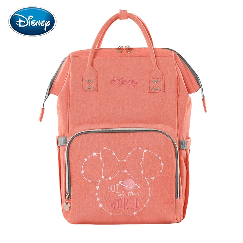 Сумка для подгузников Disney вместительный рюкзак из ткани Оксфорд с изоляцией