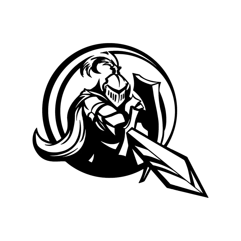 Рыцарь Воин средневековый Дракон убийца меч автомобиль грузовик окно виниловая