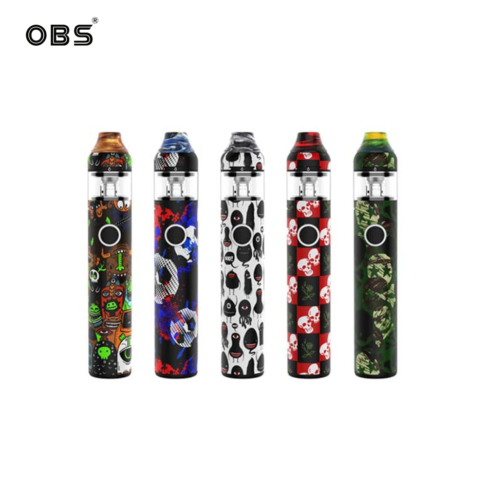 Оригинальный комплект OBS KFB2 с 2 мл баком встроенный в 1500 мАч мод Vape Pen S2 mesh N1 coil