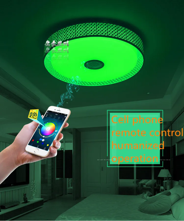 Современные Автоматические Потолок ПРИВЕЛО Накладные Панели Bluetooth APP