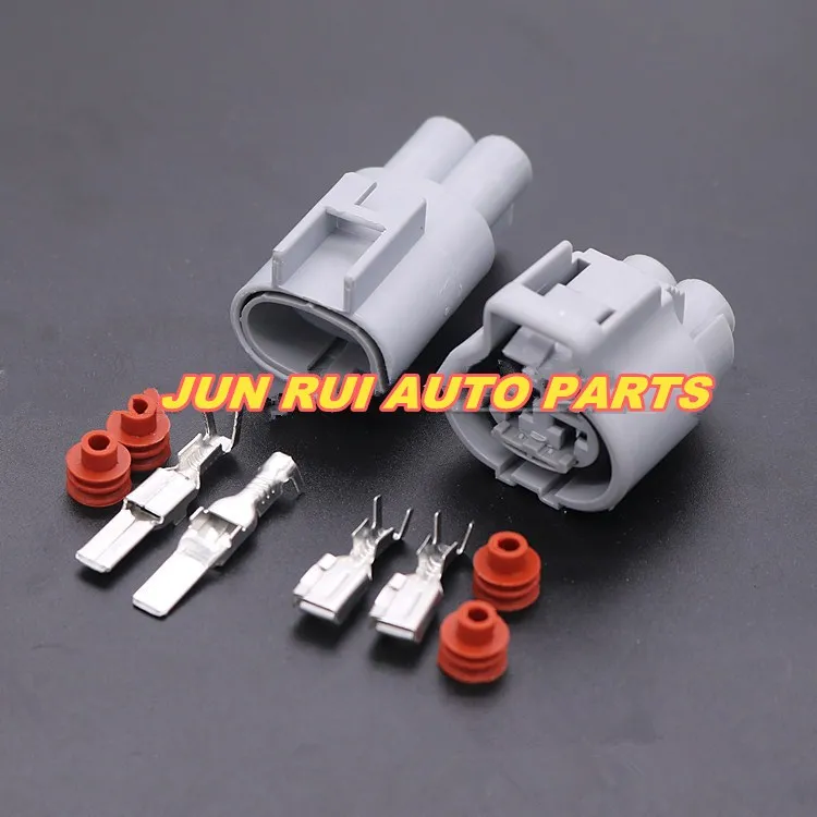 10 шт./лот автомобильный 2-контактный штекер и гнездо электронного вентилятора