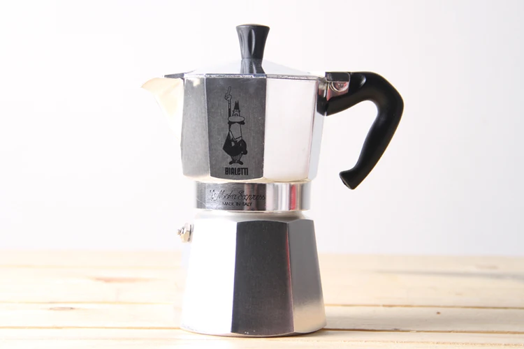 FeiC 1 шт. bialetti moka горшок 4 чашки 200 мл Эспрессо чайник Алюминиевый металлический горшок для плиты для бариста