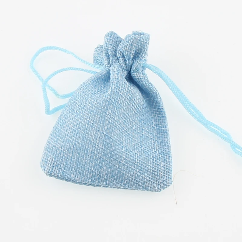 10 шт./лот 7X9cm хлопок и льняные мешочки конфеты сумки многоцелевой подарок