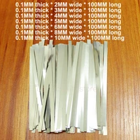 100gbag welding nickel plated 18650 battery spot weldable steel strap 0 1mm thick 100mm long