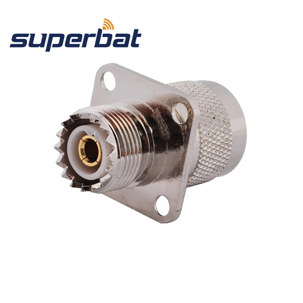 Superbat 5 шт. UHF адаптер штекер к гнезду гнездо панель крепление RF коаксиальный