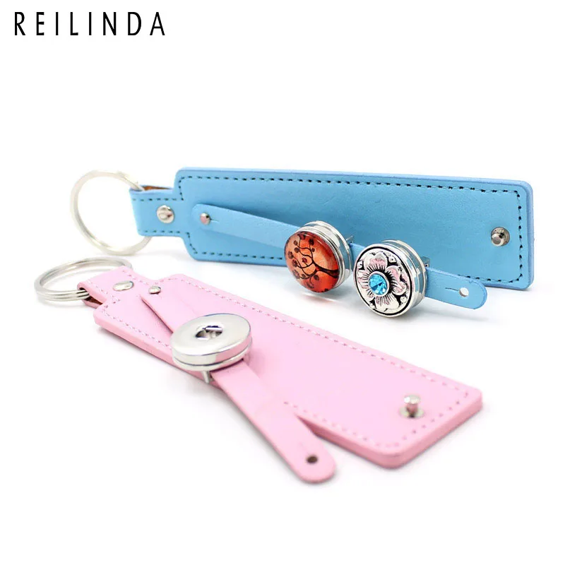 Оптовая продажа 10 шт./лот 8 мм брелоки из искусственной кожи для ключей подходят