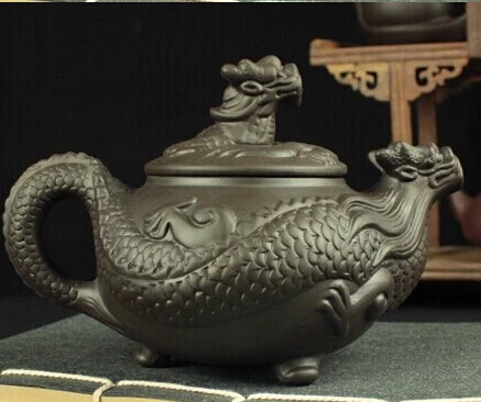 Китайский дракон чайный набор кунг-фу исинский чайник из пурпурной глины