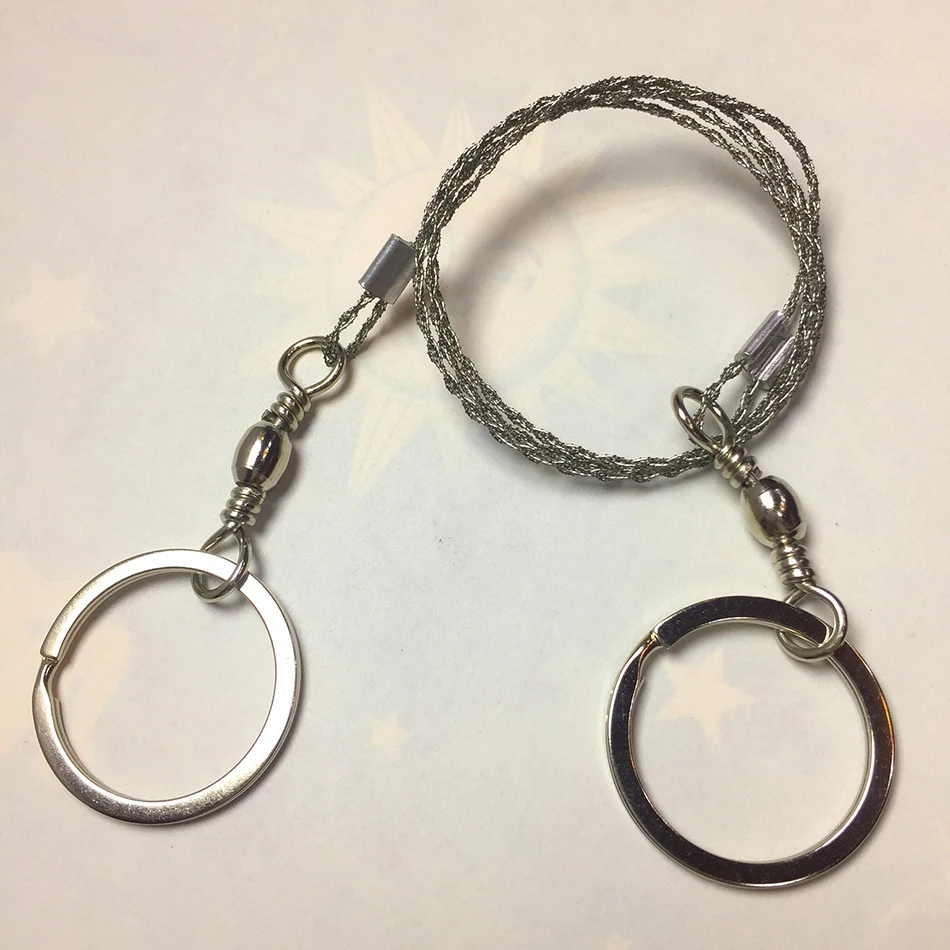Уличная веревочная пила для выживания Проволочная 4 нити веревка портативный