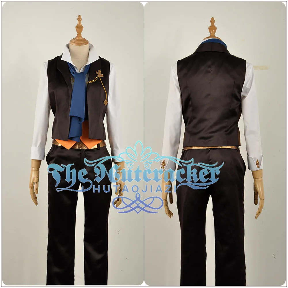 Костюм для косплея Рыцари дракона Венн гранблу черная Униформа без рукавов на