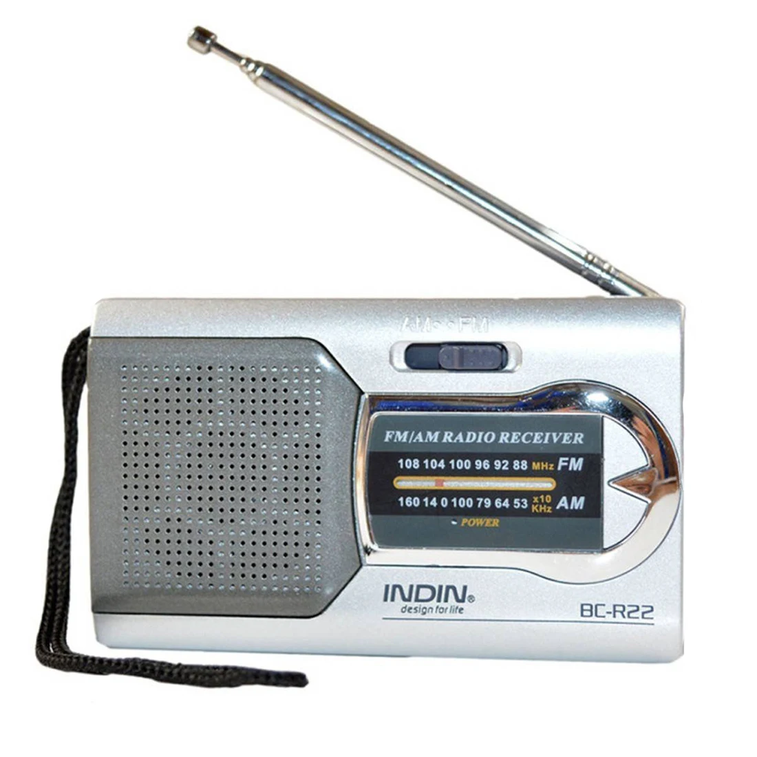 SCLS INDIN Серебристая Мини Телескопическая антенна am/fm Портативный мировой Тонкий