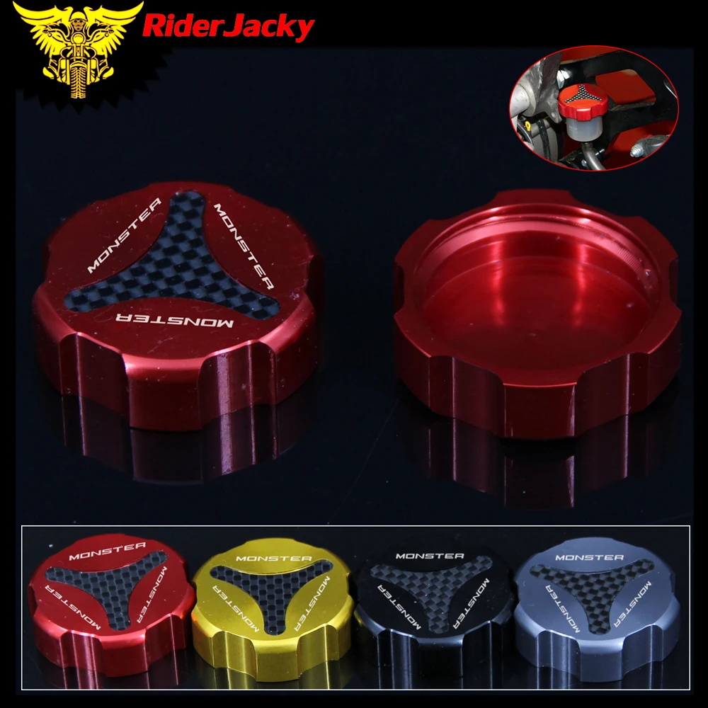 RiderJacky с ЧПУ красный мотоцикл задний бачок Кепки для поездок на мотоцикле DUCATI MONSTER