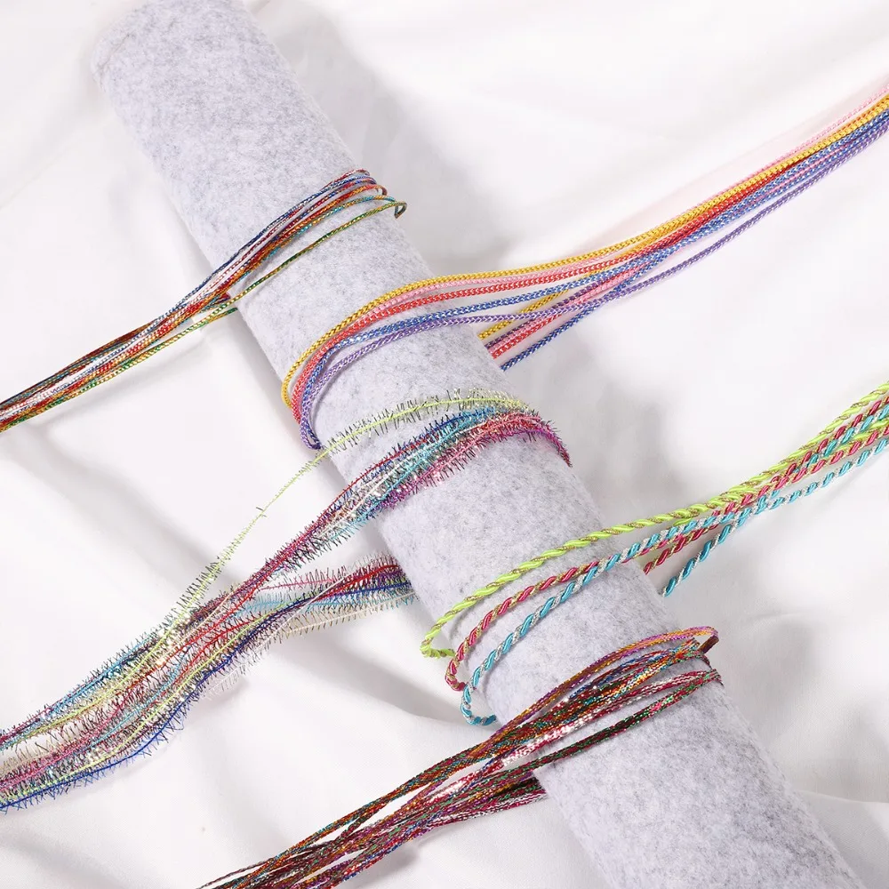 90cm 3~8Pcs/Pack Hair Spiral Braider Colorful Beads Hair Rolling Rope Twister Hair Accessories For Girls Beauty Hair Tinsel