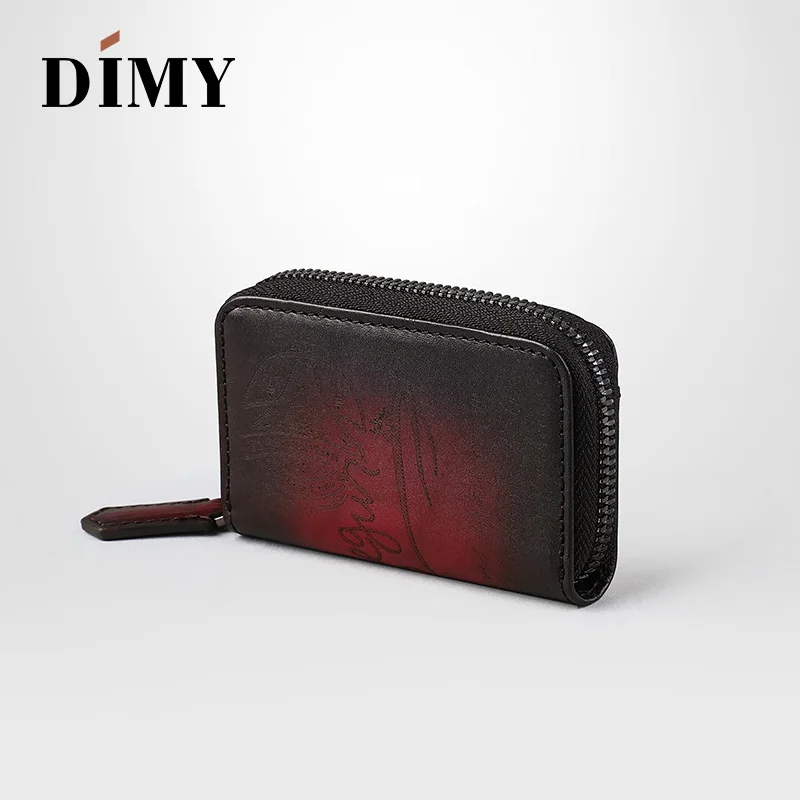DIMY мужские кожаные кошельки для ключей Бизнес Мода крючки сумка портмоне слоты