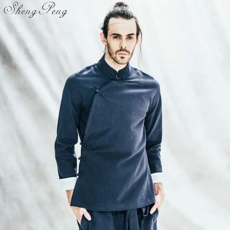 Традиционная китайская одежда Китайская традиционная Тан мужская в восточном