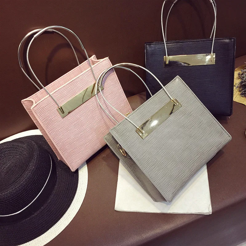 Европейская и американская модная стальная сумка Весенняя новая женская с