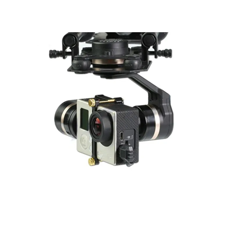Таро 3D III Металла С ЧПУ 3 Оси Бесщеточный Gimbal PTZ для GOPRO 4 + FPV Quadcopter TL3T01|ptz system|ptz testerptz