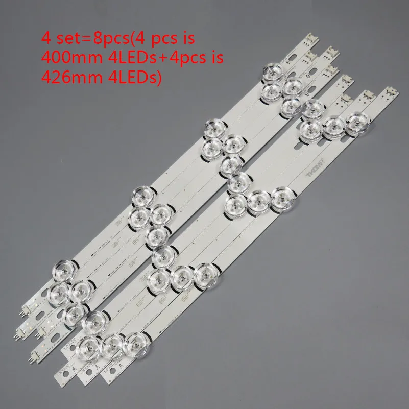 Светодиодный Подсветка полосы для 42GB6310 42LB6500 42LB5500 42LB550V 42LB561V 42LB570V 42LB580V 42LB585V 42LB5800 42LB580N 42LB5700 - Испускаемый цвет: 4 set