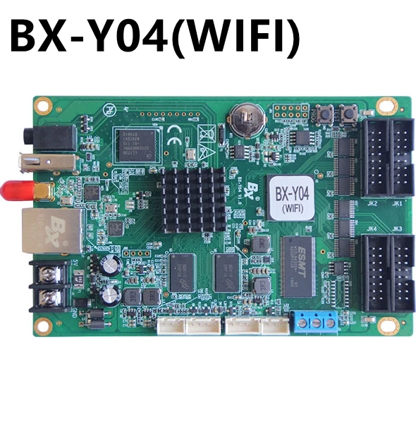 BX Y04 (WIFI) Сетевая и USB WIFI полноцветная асинхронная светодиодная карта управления