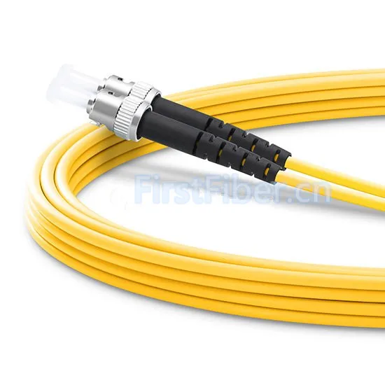 FirstFiber 10 м ST UPC к G657A 2-жильный дуплексный волоконный соединительный кабель