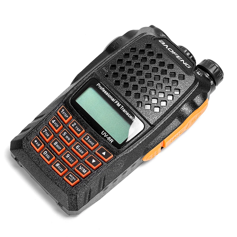 Aofeng UV 6R двухканальные рации 7 Вт Professional CB радио Dual Band 128CH ЖК дисплей беспроводной