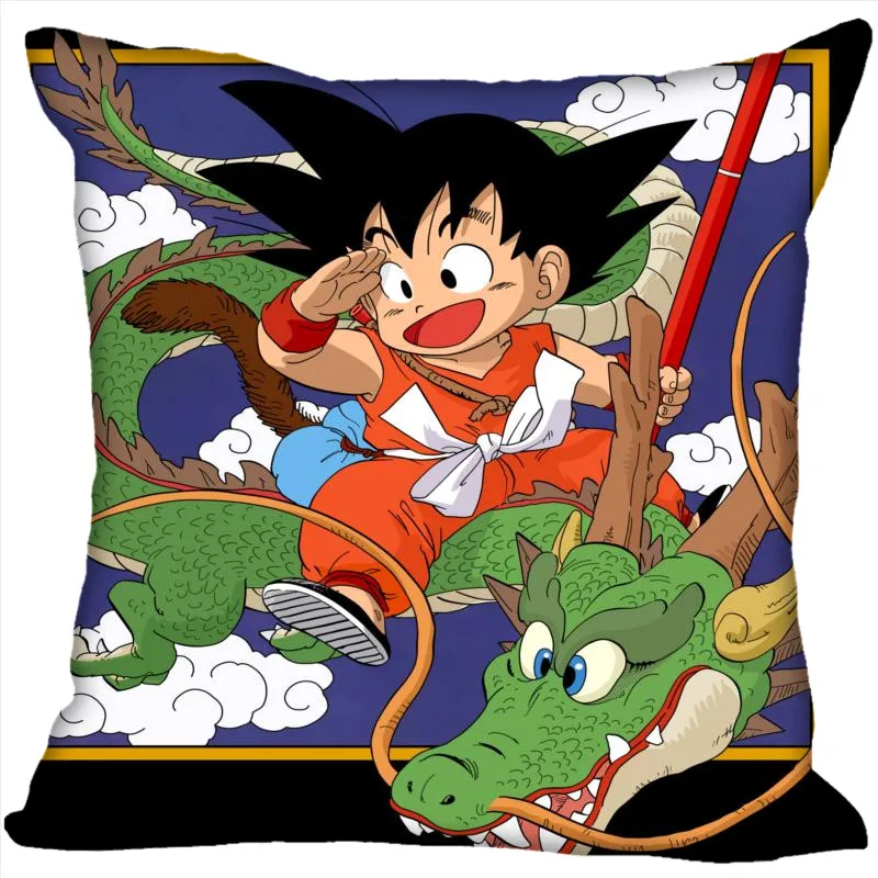 На заказ из аниме Goku наволочки dragon ball Z квадратная наволочка Рождественская Наволочка на молнии наволочка 40*40 см, 45*45 см(с одной стороны - Цвет: Pillowcase 1