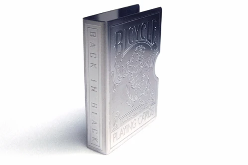 Волшебный реквизит Покер покер защитный зажим деформация черный/Серебряный