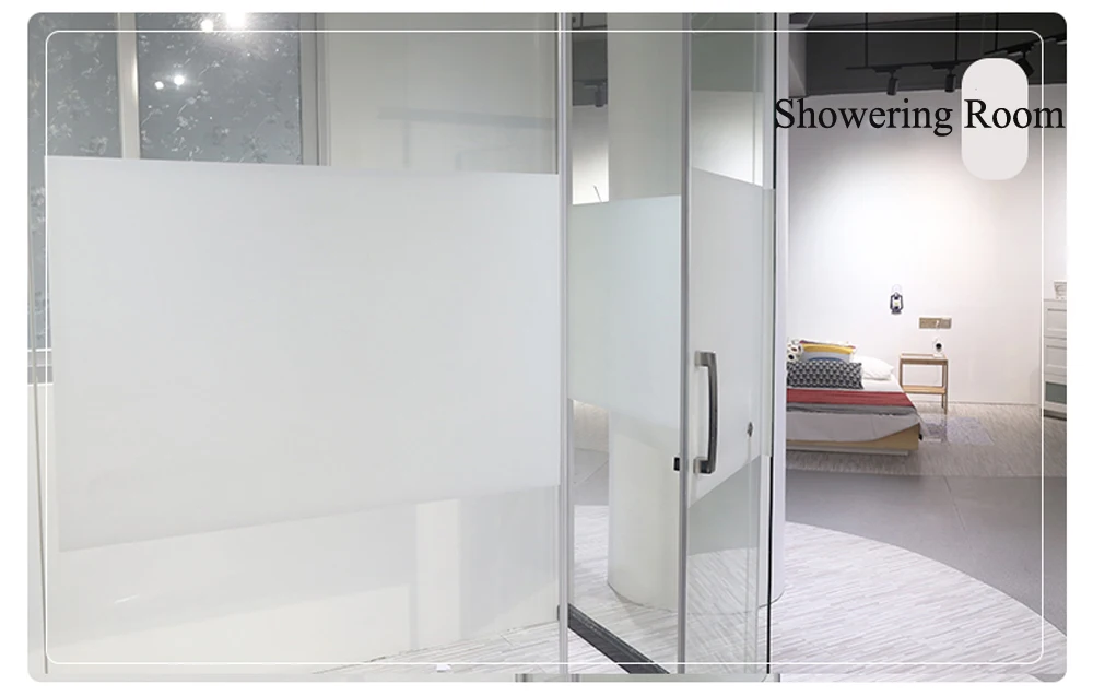 On sales! High Privacy White Fog/Pure Frosted Static Cling 30/45/60/70/90cm Thickening Bathroom Window Glass Film Office | Дом и сад
