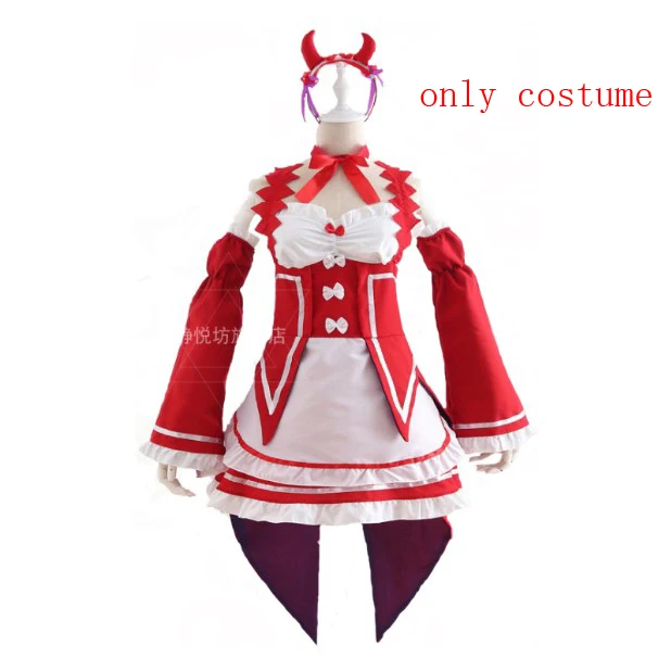 package 11 Ram/Rem Косплей Re: zero Hajimeru Isekai Seikatsu черный синий красный костюм горничной платье служанки - Цвет: package 11