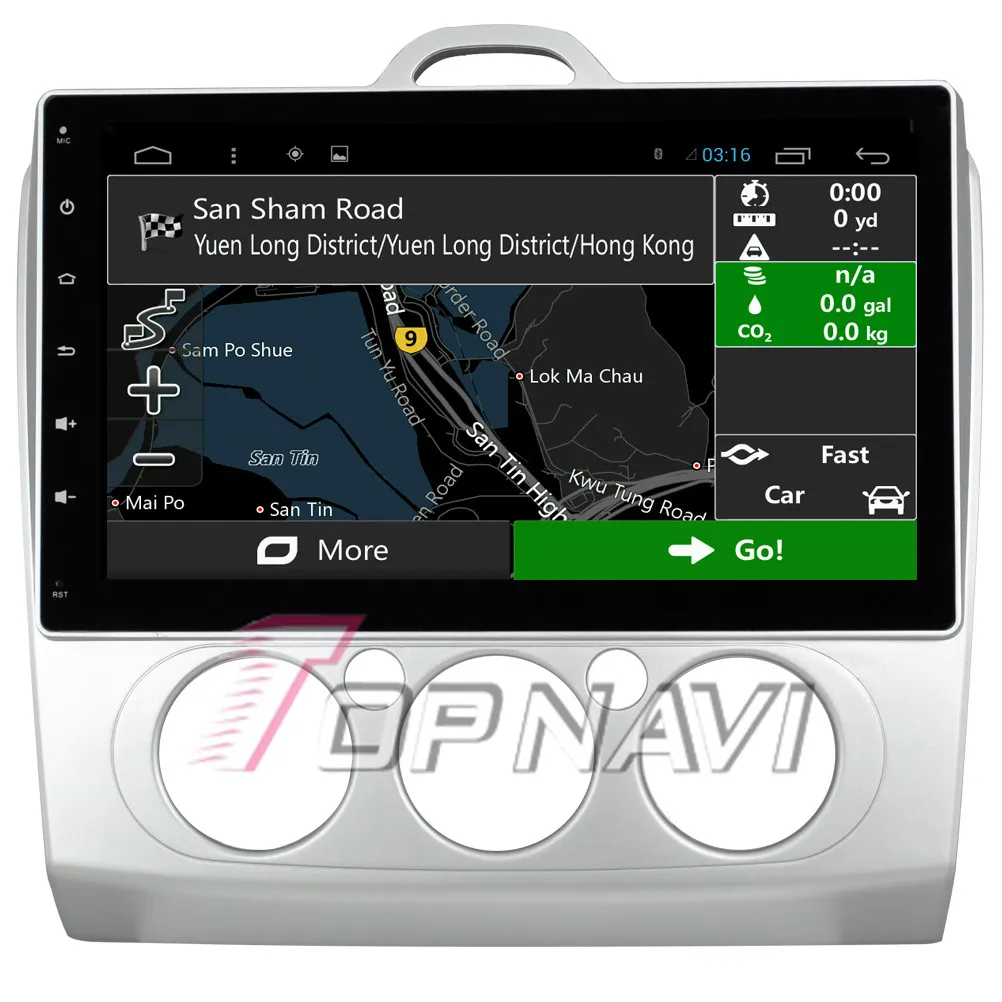 Topnavi 10 2 &quotчетырехъядерный Android 6 0 Автомобильный GPS навигатор для Focus ручной
