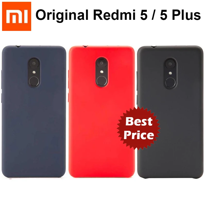 Оригинальный чехол для Xiaomi Redmi 5 / Plus официальный защитный телефона Жесткий Чехол
