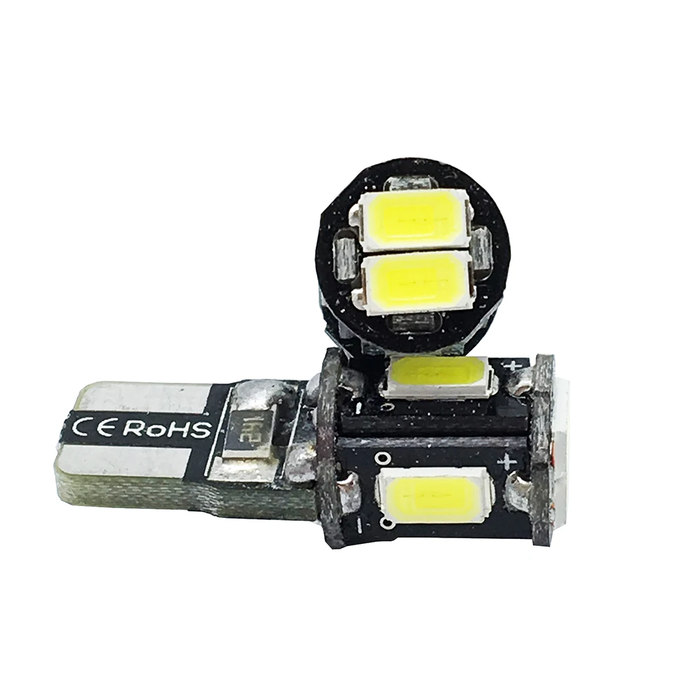 Бесплатная доставка 500X T10 W5W 194 168 Canbus Нет Ошибка 5630 6 SMD Интерьер может-bus свет клин